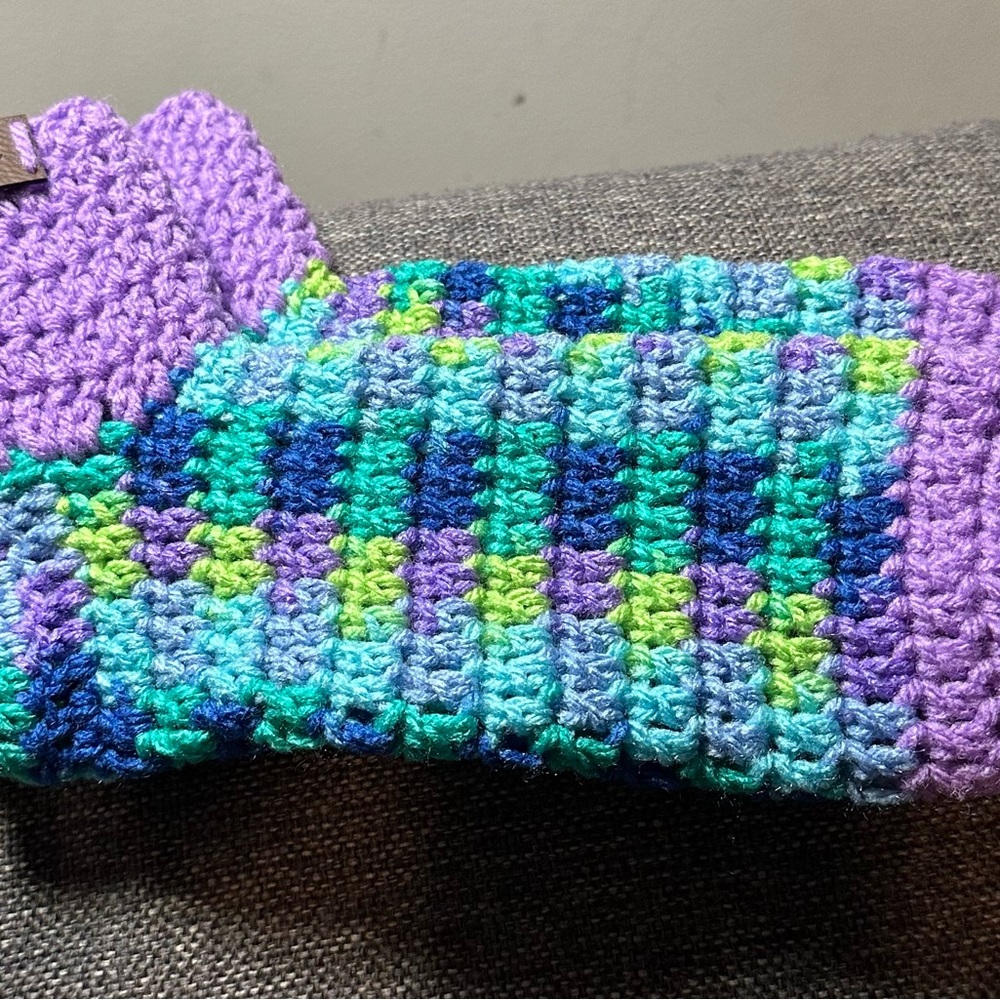 Crochet Socks are super comfortable and warm.